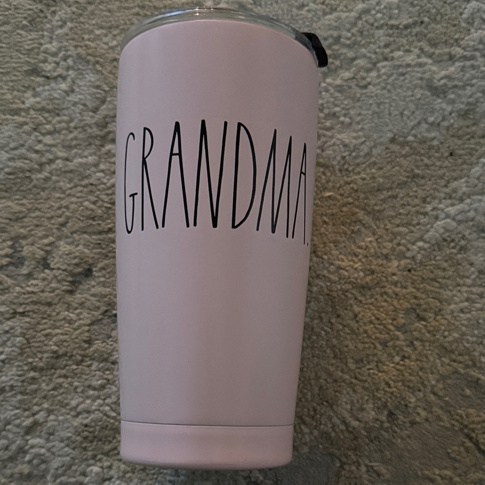 Rae Dunn Pink Tumbler with Grandma